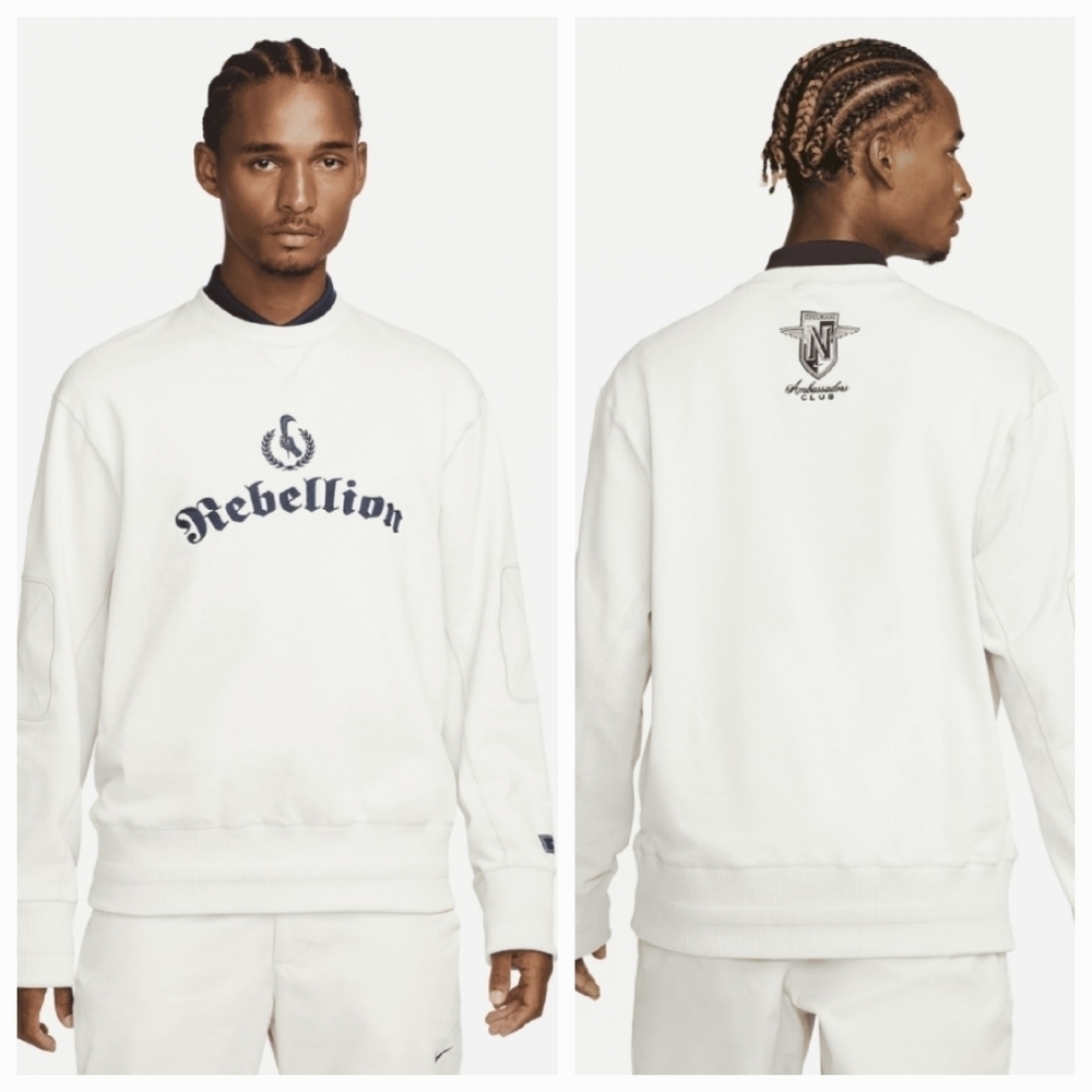 Nike Sportswear Rebellion Ambassadors Club Embroidered Sweatshirt Size M